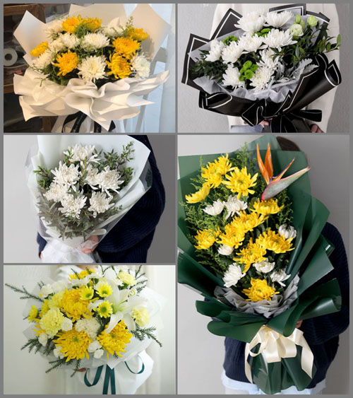 湖南岳阳湘阴县湘滨镇白事花束代送
